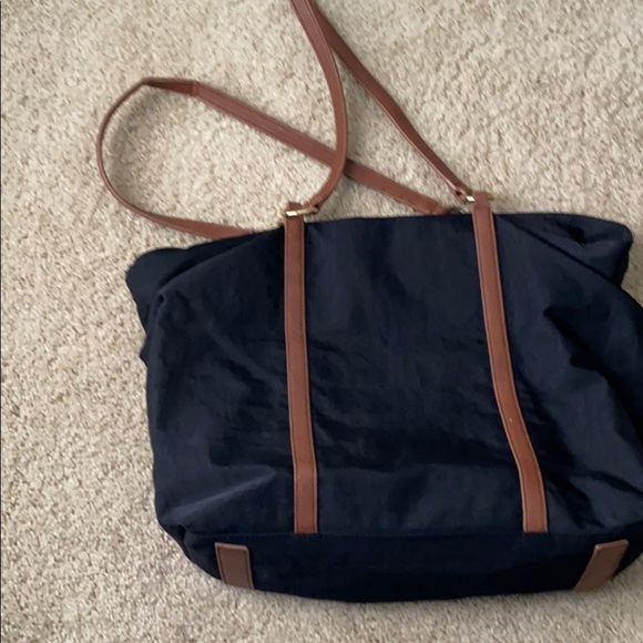 Black nylon zipper tote banana republic - Picture 3 of 6